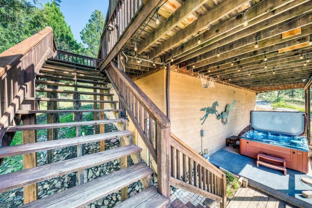 Perk Canyon Hidden Acres-Hot Tub-Gas Fireplace Ruidoso Kültér fotó